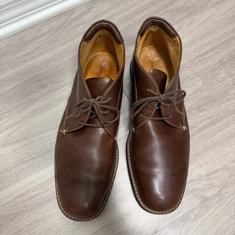 Johnson and Murphy, Brown, Chukka Boots,‎ Classic Lace Up, Brazil | Men’s 13